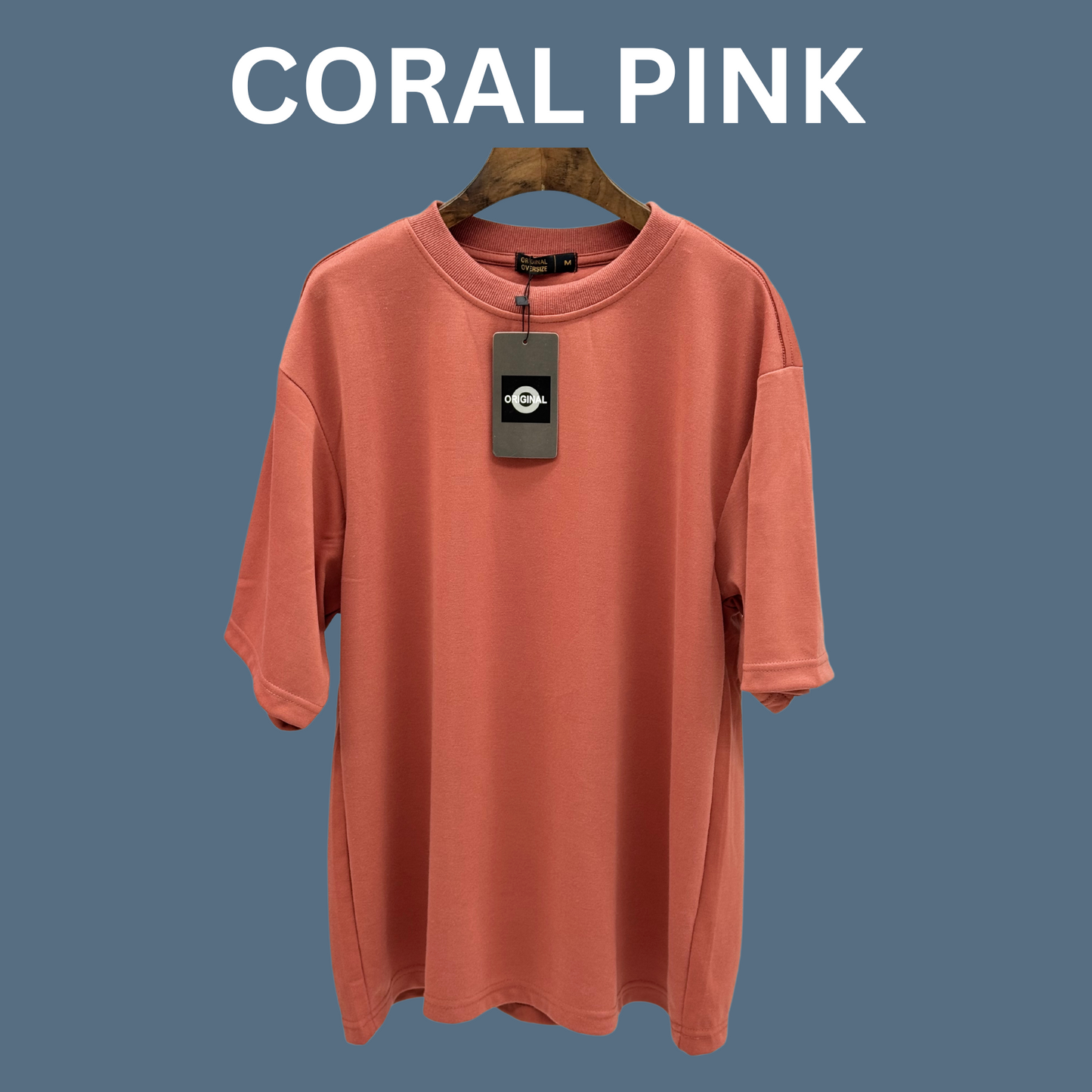 OVERSIZED PLAIN TSHIRT KOREAN STYLE 230 GSM HYBRID COTTON