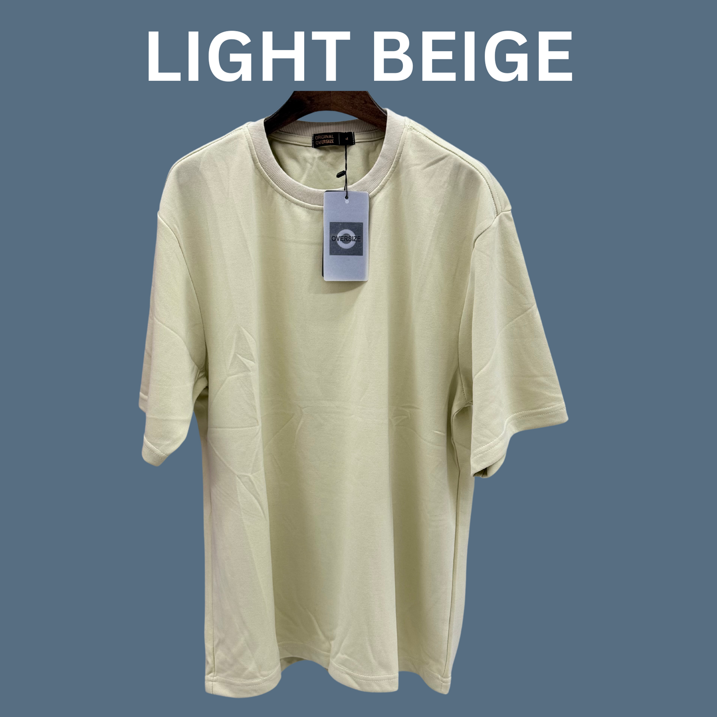 OVERSIZED PLAIN TSHIRT KOREAN STYLE 230 GSM HYBRID COTTON