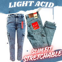 DENIM LONG PANT 6 POCKET