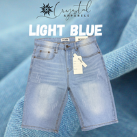 DENIM SHORT PANT - STRETCHABLE