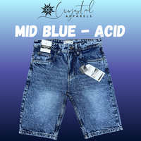 DENIM SHORT PANT - NON STRETCHABLE