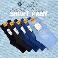 DENIM SHORT PANT - STRETCHABLE