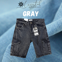DENIM SHORT PANT 6 POCKET